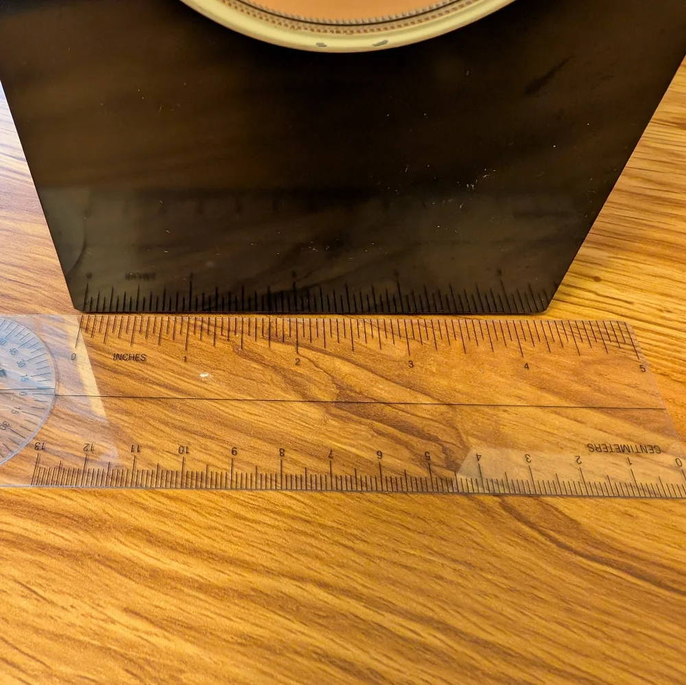 SIGNED Vintage 1984 Hammond Postmodern Mantle Clock